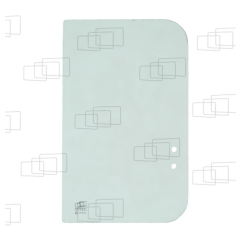 VITRE ARRIERE COULISSANTE KOMATSU PC228US-3 / PC228US-3EO / PC228USLC-3 / PC308USLC-3 (DE 2001 A 2010) 054526E