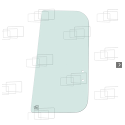 VITRE PORTE PARTIE HAUTE ARRIERE COULISSANTE GAUCHE KOMATSU PC130-6 / PC160-6 / PC170-6 / PC180-6 / PC200-6 / PC210-6 / PC240...