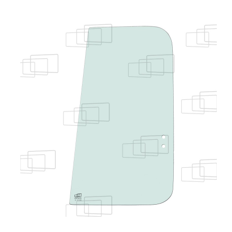 VITRE PORTE PARTIE HAUTE ARRIERE COULISSANTE GAUCHE KOMATSU PC60-7 / PC70-7 / PC100-6Z / PC120-6Z / PC200-6Z / PC220-6Z / PC2...