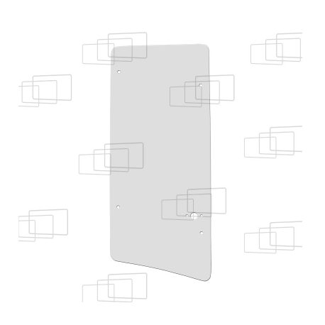 VITRE COTE DERRIERE PORTE GAUCHE/DROITE CATERPILLAR 428C / 432C / 438C (DE 1996 A 2000) 053646G