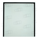 VITRE ARRIERE HAUTE CATERPILLAR 416D / 424D / 428D / 432D / 438D / 442D / 446D (DE 2000 A 2005) 054229G