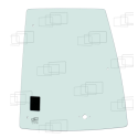 VITRE PORTE PARTIE HAUTE DROITE CATERPILLAR 422F / 428F / 432F / 434F / 444F (DE 2012 A 2015) 054383D
