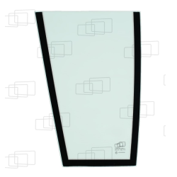 VITRE AVANT PARTIE BASSE GAUCHE CATERPILLAR 422E / 428E / 432E / 434E / 442E / 444E (DE 2005 A 2012) 054484A