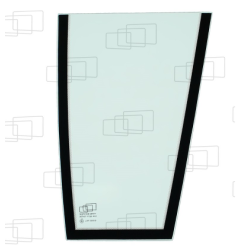 VITRE AVANT PARTIE BASSE DROITE CATERPILLAR 414E / 416EST / 420EST / 430EST / 450E (DE 2005 A 2012) 054489D