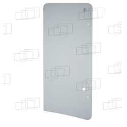 VITRE COTE DERRIERE PORTE GAUCHE/DROITE CATERPILLAR 428C / 432C / 438C (DE 1996 A 2000) 054696A