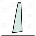 VITRE ARRIERE 1/4 - DROITE CATERPILLAR 416D / 424D / 428D / 432D / 438D / 442D / 446D (DE 2000 A 2005) 054939I