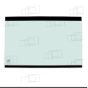 VITRE ARRIERE CATERPILLAR CS423E / CS433E / CS44 / CS531D / CS533D / CS533E / CS54 / CS556 / CS56 / CS563D /CS563E / CS573D /...