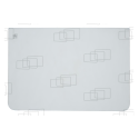 VITRE AVANT BASSE HITACHI EX15-2 EX16-2 EX17-2 EX22-2 EX30-2 EX35-2 EX40-2 EX45-2 (DE 1995 A 2003) 065640F