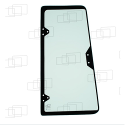 VITRE PORTE PARTIE HAUTE OUVRANT DROITE CASE 580K / 580LE / 580SLE / 580LPS / 580LSP / 580LXT / 580M / 580MXT / 580SK / 580SM...