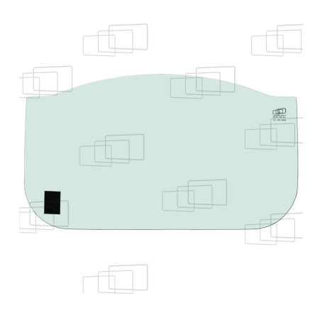 VITRE AVANT PARTIE BASSE CATERPILLAR M313D / M315D / M316D / M318D / M320D2 / M322D / M322D2 / M322D2MH / M324D2MH / M325D (D...