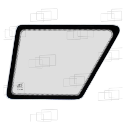 VITRE PORTE PARTIE BASSE GAUCHE CATERPILLAR 428C / 432C / 438C (DE 1996 A 2000) 056365F
