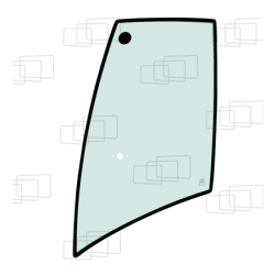 VITRE COTE DERRIERE PORTE DROITE CATERPILLAR 414E 416EST 420EST 430EST 450E (DE 2005 A 2012) 056095C