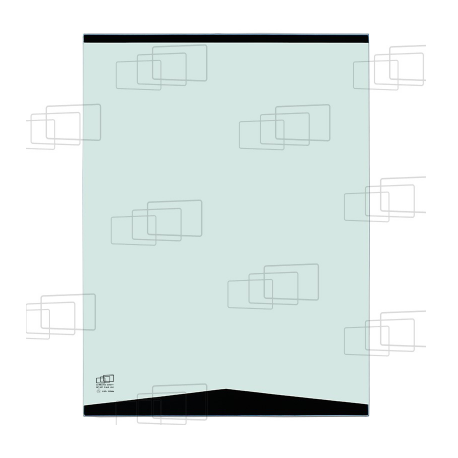 VITRE AVANT CENTRAL CATERPILLAR 824G SERIE 2 / 825G SERIE 2 / 826G SERIE 2 / 950G / 962G / 966G / 972G / 980G / IT62G 055427E
