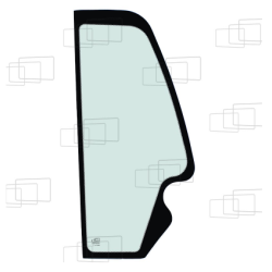 VITRE COTE DERRIERE PORTE GAUCHE JCB 537-135 / 540-170 / 540-70 / 541-70 / 550-140 / 560-80 053810J