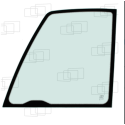 VITRE PORTE PARTIE HAUTE JCB 537-135 / 540-170 / 540-70 / 541-70 / 550-140 / 560-80 279871I