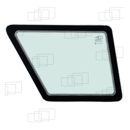 VITRE PORTE PARTIE BASSE DROITE CATERPILLAR 416D / 424D / 428D / 432D / 438D / 442D / 446D (DE 2000 A 2005) 071730C