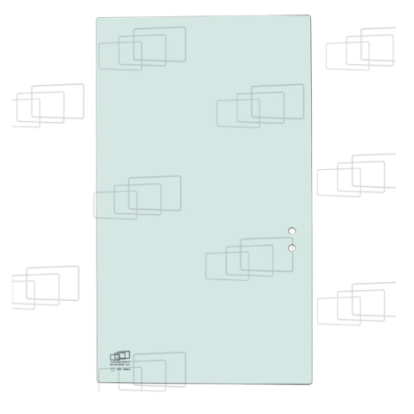 VITRE DROITE ARRIERE COULISSANTE TAKEUCHI TB23R (DE 2005 A 2015) 069218A