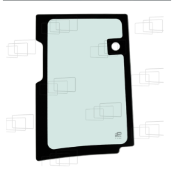 VITRE COTE DERRIERE PORTE GAUCHE TAKEUCHI TB325R (de 2021) 265848A