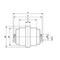 Galet inférieur CASE POCLAIN CK32 UF030Z1C-CASEPOCLAIN