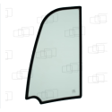 VITRE PORTE PARTIE HAUTE JCB 8014 / 8014CTS / 8016 / 8016CTS / 8018 / 8018CTS / 8020 / 8020CTS (A PARTIR 2005) 066276F