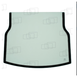 VITRE AVANT PARTIE BASSE (ARRONDI) JCB 8014 / 8014CTS / 8016 / 8016CTS / 8018 / 8018CTS / 8020 / 8020CTS (A PARTIR 2005) 066287B