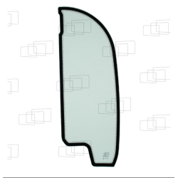 VITRE ARRIERE GAUCHE JCB 8014 / 8014CTS / 8016 / 8016CTS / 8018 / 8018CTS / 8020 / 8020CTS (A PARTIR 2005) 143831E