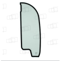 VITRE ARRIERE GAUCHE JCB 8014 / 8014CTS / 8016 / 8016CTS / 8018 / 8018CTS / 8020 / 8020CTS (A PARTIR 2005) 143831E