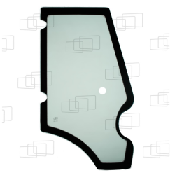 VITRE PORTE DROITE JCB 3CX / 3CX ECO CAB / 4CX / 4CX ECO CAB / 5CX 053598J