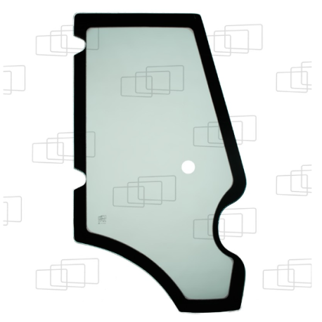 VITRE PORTE DROITE JCB 3CX / 3CX ECO CAB / 4CX / 4CX ECO CAB / 5CX 053598J