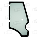 VITRE PORTE DROITE JCB 3CX / 3CX ECO CAB / 4CX / 4CX ECO CAB / 5CX 053598J