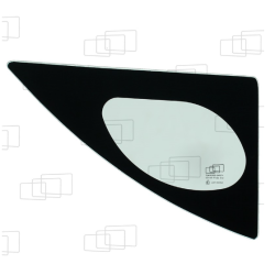 VITRE MAIN DROITE BASSE HITACHI ZX22U-2 / ZX27U-2 / ZX30U-2 / ZX35U-2 / ZX40U-2 / ZX50U-2 (DE 2006 A 2010) 061448C