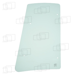 VITRE COTE DERRIERE PORTE DROITE JCB 3CX / 3CX ECO CAB / 4CX / 4CX ECO CAB / 5CX WASTEMASTER (A PARTIR DE 2001) NS : (A PARTI...