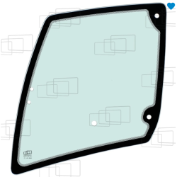 VITRE PORTE (VERSION PLATE) MANITOU MT420H MLT625 MT625-75H MT625T MT730H MT930H MT930HA (STAGE 5) 062365B