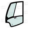 VITRE PORTE JCB JS110 / JS115 / JS130 / JS145 / JS160 / JS180 / JS190 / JS200 / JS210 / JS220 / JS235 / JS240 / JS260 / JS330...