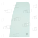 VITRE PORTE PARTIE HAUTE ARRIERE COULISSANTE GAUCHE CASE WX95 / WX125 (DE 2004 A 2012) 055883C