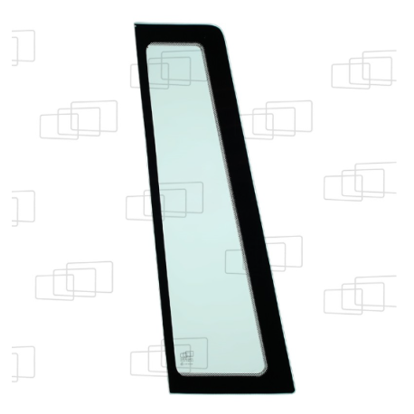 VITRE PORTE PARTIE HAUTE AVANT DROITE CASE 590K / 590LE / 590SLE / 590LPS / 590LSP / 590LXT / 590M / 590MXT / 590SK / 590SM (...