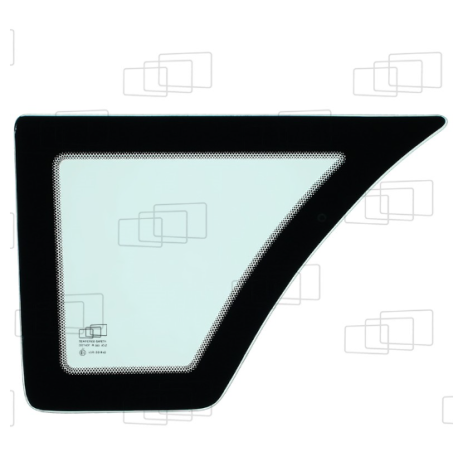 VITRE PORTE PARTIE BASSE GAUCHE CASE 590K / 590LE / 590SLE / 590LPS / 590LSP / 590LXT / 590M / 590MXT / 590SK / 590SM (DE 198...