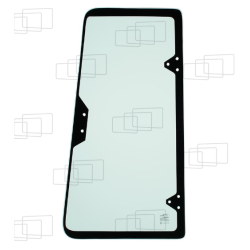VITRE PORTE PARTIE HAUTE OUVRANT GAUCHE CASE 580K / 580LE / 580SLE / 580LPS / 580LSP / 580LXT / 580M / 580MXT / 580SK / 580SM...