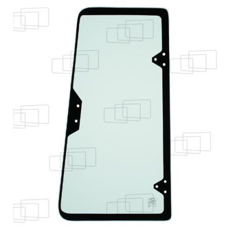 VITRE PORTE PARTIE HAUTE OUVRANT GAUCHE CASE 580K / 580LE / 580SLE / 580LPS / 580LSP / 580LXT / 580M / 580MXT / 580SK / 580SM...