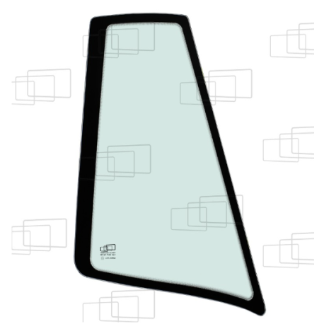 VITRE ARRIERE 1/4 - GAUCHE CASE 580K / 580LE / 580SLE / 580LPS / 580LSP / 580LXT / 580M / 580MXT / 580SK / 580SM (DE 1987 A 2...