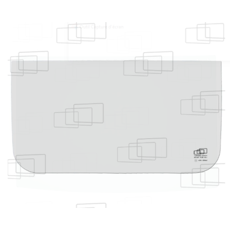 VITRE AVANT BASSE JCB JS130W / JS145W / JS160W / JS70 / JS130 / JS160 / JS180 / JS200 / JS220 / JS240 / JS260 / JS450LC 055035C