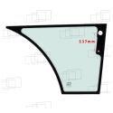 VITRE PORTE PARTIE BASSE DROITE CASE 580SR / 590SR / 695SR (DE 2004 A 2010) 054584H