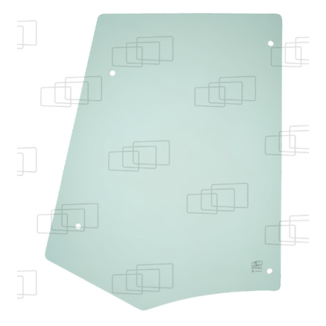 VITRE COTE DERRIERE PORTE GAUCHE/DROITE CASE 580SR / 590SR / 695SR (DE 2004 A 2010) 053890E