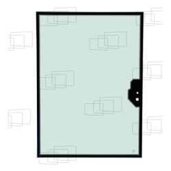 VITRE ARRIERE CASE 580SR / 590SR / 695SR (DE 2004 A 2010) 053625E