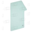 VITRE COTE DERRIERE PORTE FIXE GAUCHE/DROITE BOBCAT 753G / 763G / 773G / 863G / 864G 055385A