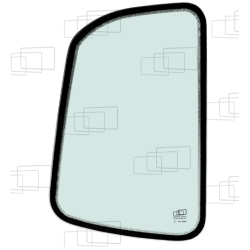 VITRE PORTE PARTIE HAUTE BOBCAT 319K / 322G / 323G / 325G / 328G / 331G / 334G / 337G / 341G (DE 2000 A 2005) 056339A