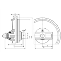 Roue folle BOBCAT 442 P014003
