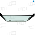 VITRE AVANT HAUTE MECALAC 712MC 714MC 714MW 158613B