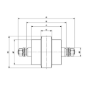 Galet inférieur AUSA MH135 UF024Z1C-AUSA