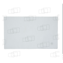 VITRE AVANT PARTIE BASSE LAM KUBOTA U50-3 ZTS (A PARTIR DE 2003) 143481G